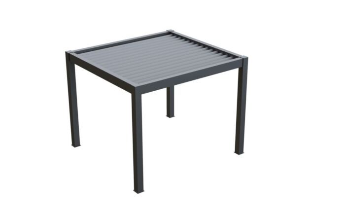 Celtic Leisure 2.5m x 2.5m Aluminium Pergola - Anthracite