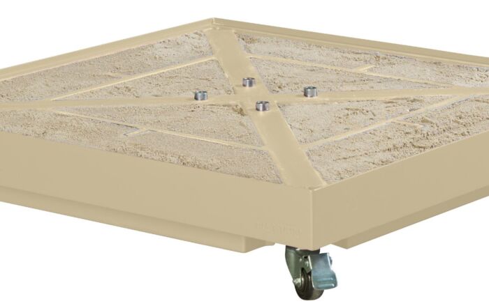 Pacific Lifestyle Ceramica Sandstone 40kg Wheeled Parasol Base
