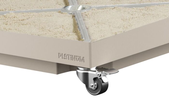 Pacific Lifestyle Ceramica Sandstone 40kg Wheeled Parasol Base