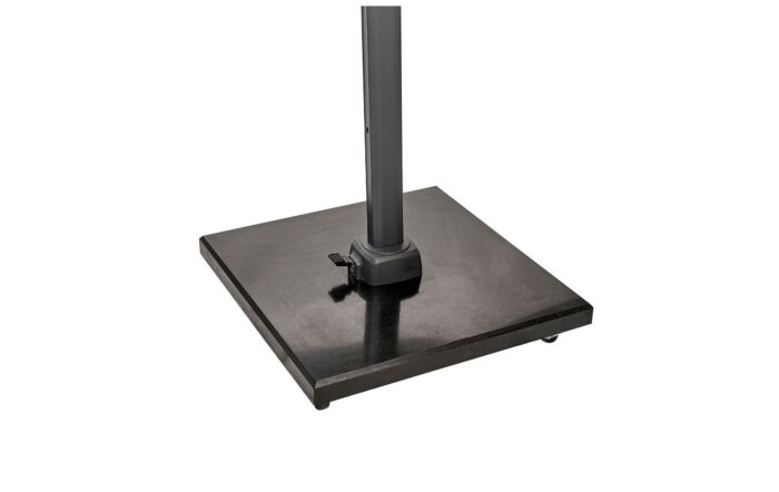 Pacific Lifestyle Challenger T2 3.5m x 2.6m Rectangular Champagne Cantilever Parasol With 90kg Wheeled Base