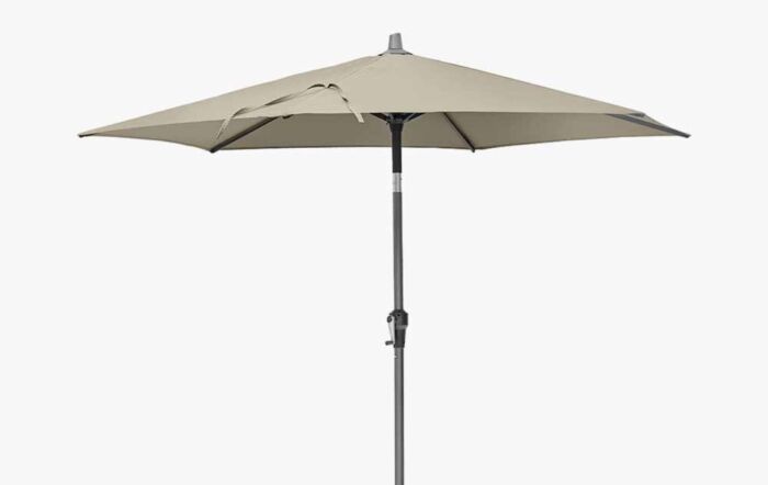 Pacific Lifestyle Riva 2.5m Champagne Parasol & 40kg Wheeled Base