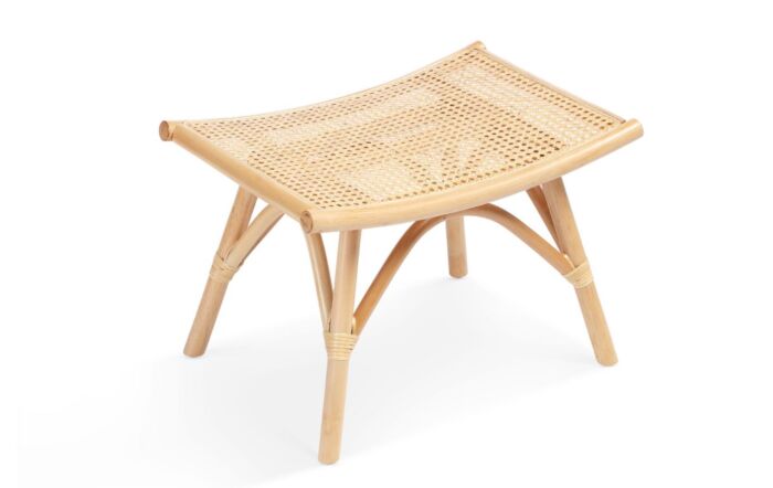 Desser Chester Natural Cane Footstool