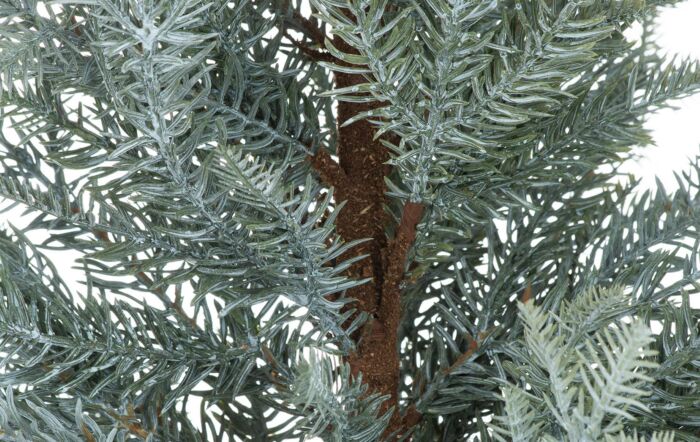 Hill Interiors Tall Christmas Fir Tree In Metal Pot