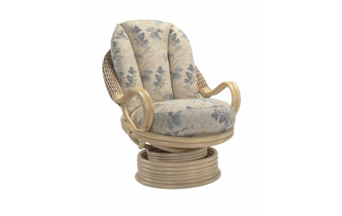 Desser Clifton Cane Rattan Swivel Rocker