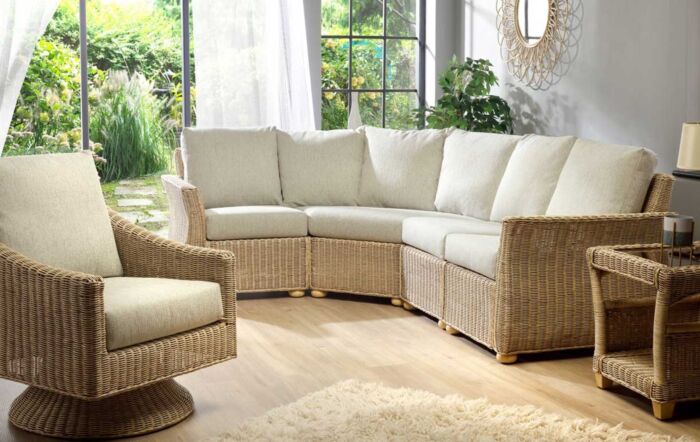 Desser Corsica Corner Cane Conservatory Suite