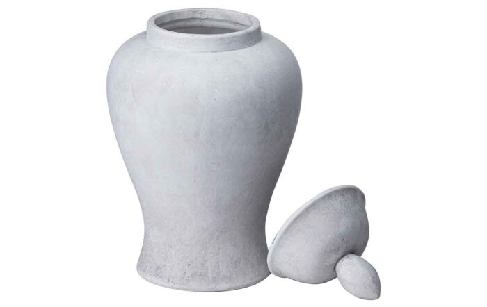 Hill Interiors Darcy Large Stone Ginger Jar