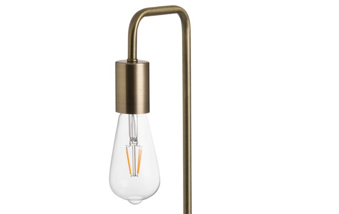 Hill Interiors Marble And Brass Industrial Desk Lamp