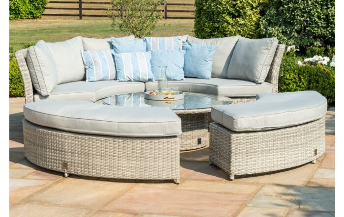 Maze Oxford Rattan Lifestyle Sofa Suite with Rising Table