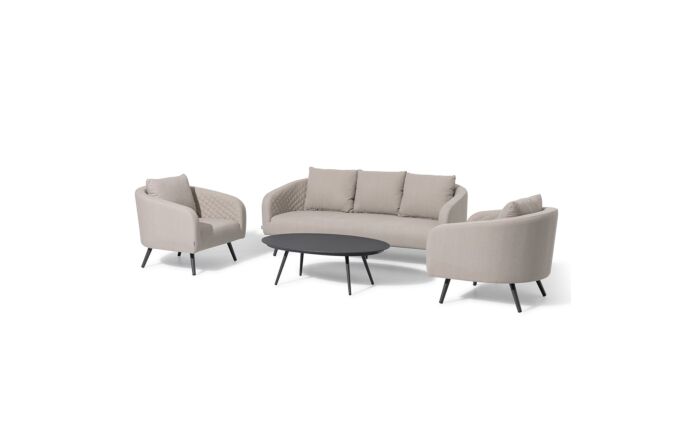 Maze Ambition 3 Seat Sofa Set - Oatmeal