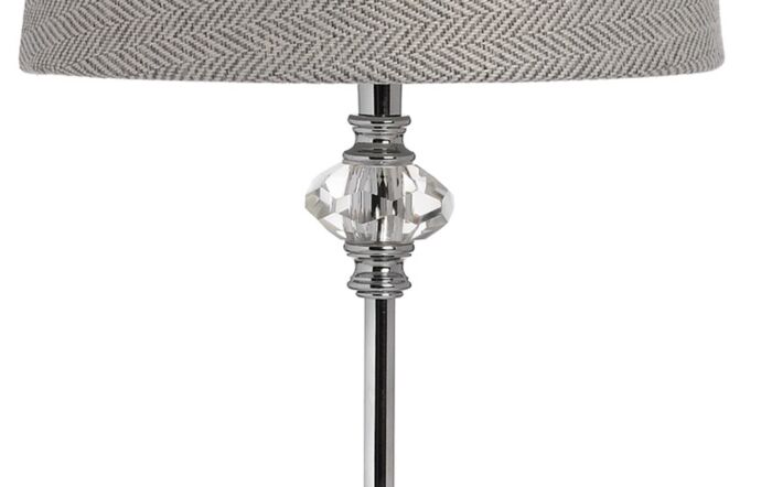 Hill Interiors Florence Chrome Table Lamp