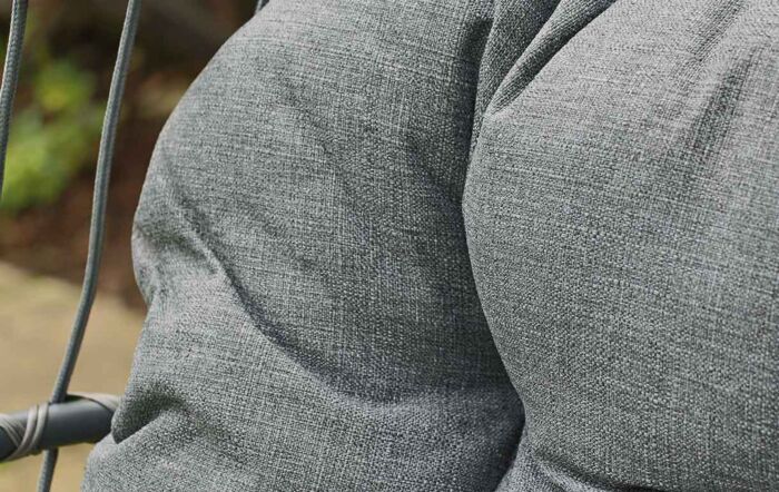 Single Rope Folding Hanging Egg Chair - Grey