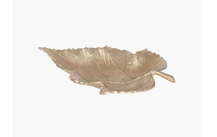 Pacific Lifestyle Gold Metal Leaf Bowl Pacific Lifestyle Gold Metal Leaf Bowl