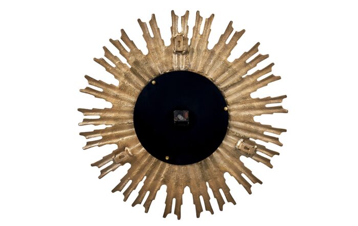 Pacific Lifestyle Gold Starburst Wall Clock