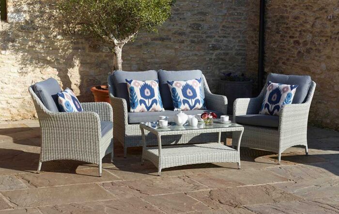 Sofa set with two on sale chairs