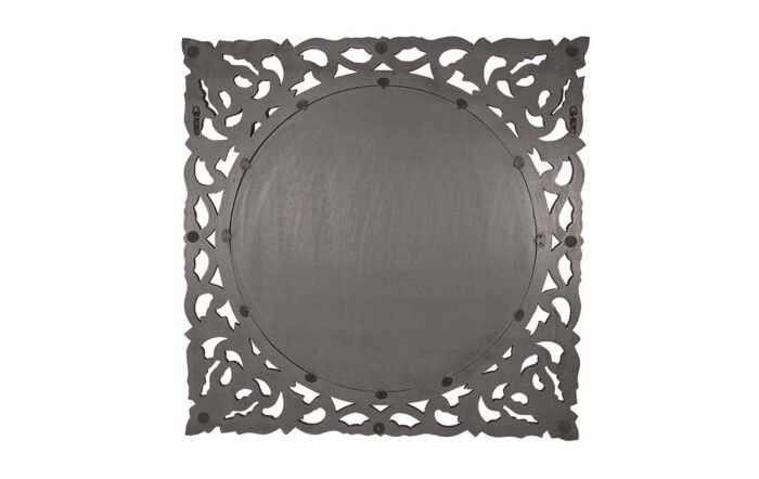 Hill Interiors Hand Carved Louis Metallic Large Wall Mirror
