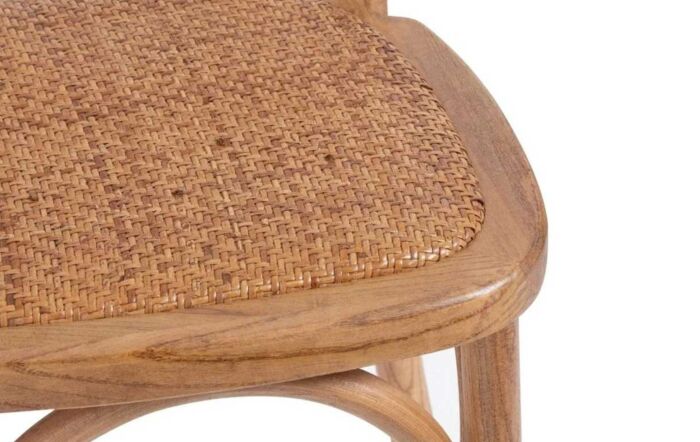 Hill Interiors Oak Cross Back Dining Chair