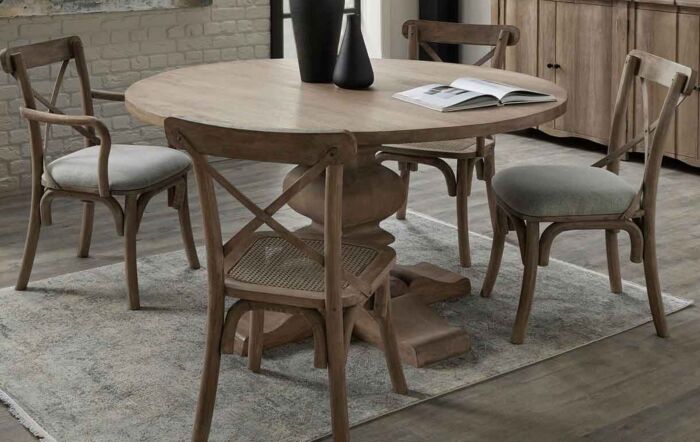 Hill Interiors Copgrove Collection Round Pedestal Dining Table