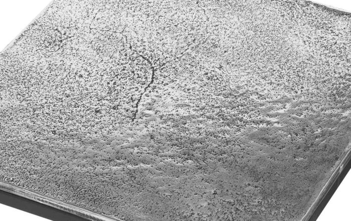 Hill Interiors Farrah Collection Silver Nest Of 3 Tables