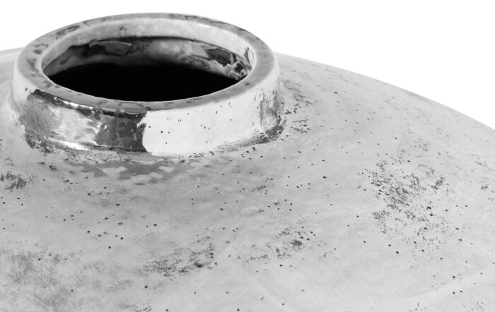 Hill Interiors Hammered Silver Astral Vase