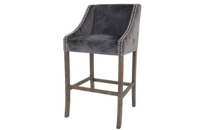 Hill Interiors Knightbridge Ring Back Bar Stool