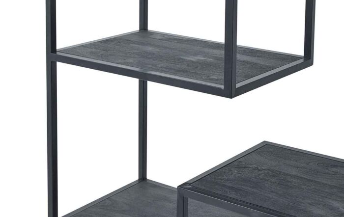 Hill Interiors Large Black Multi Shelf Unit