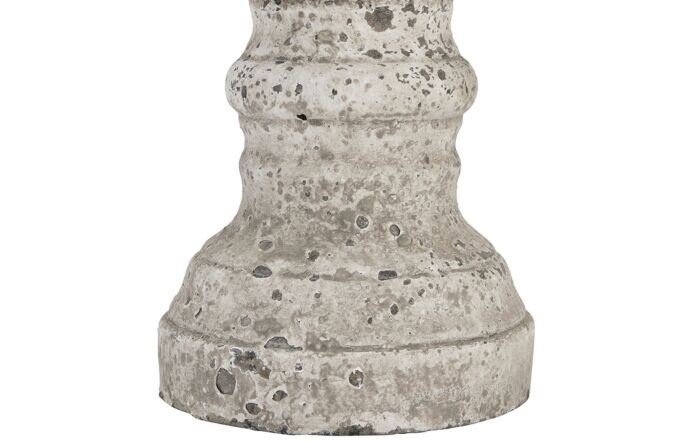 Hill Interiors Large Stone Ceramic Column Candle Holder