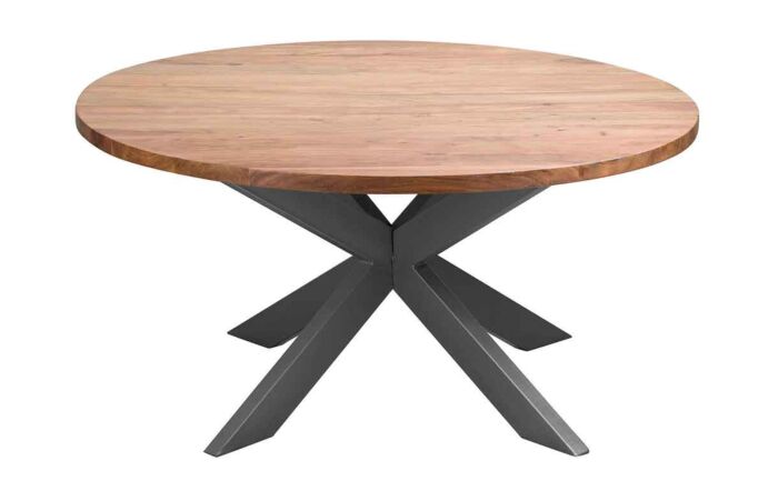 Hill Interiors Live Edge Collection Round Dining Table