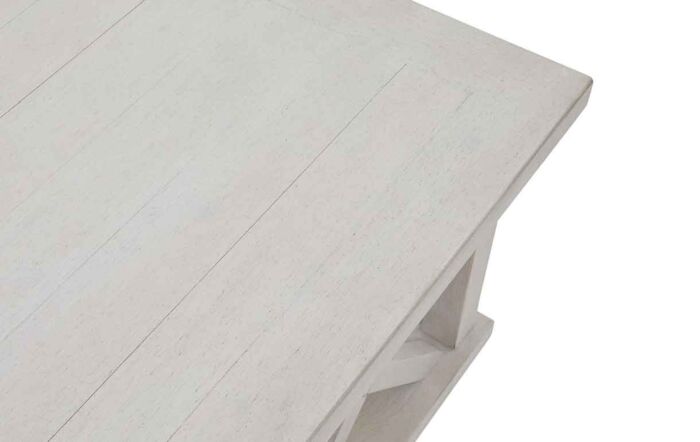 Hill Interiors Stamford Plank Collection Square Coffee Table