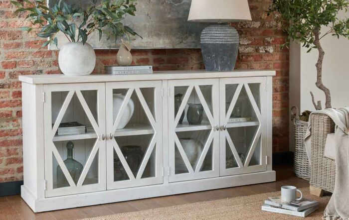 Hill Interiors Stamford Plank Four Door Sideboard