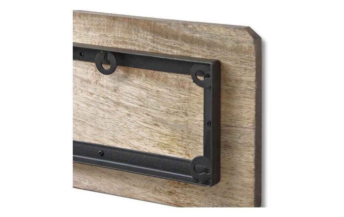 Hill Interiors 6 Horse Shoe Hooks On Dark Wood