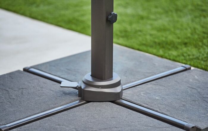 Cane-Line Hyde Luxe Hanging Parasol 3m x 4m - Taupe