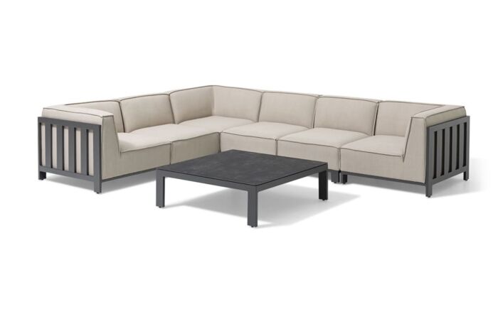 Maze Ibiza Medium Corner Sofa Set Oatmeal