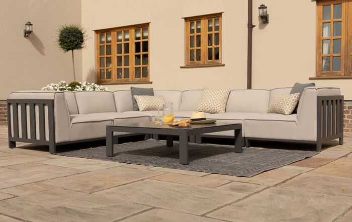 Maze Ibiza Medium Corner Sofa Set Oatmeal