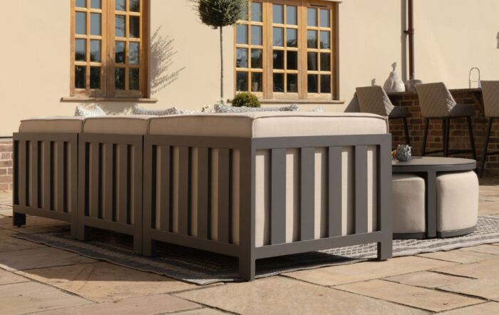 Maze Ibiza Small Outdoor Corner Sofa Set - Oatmeal