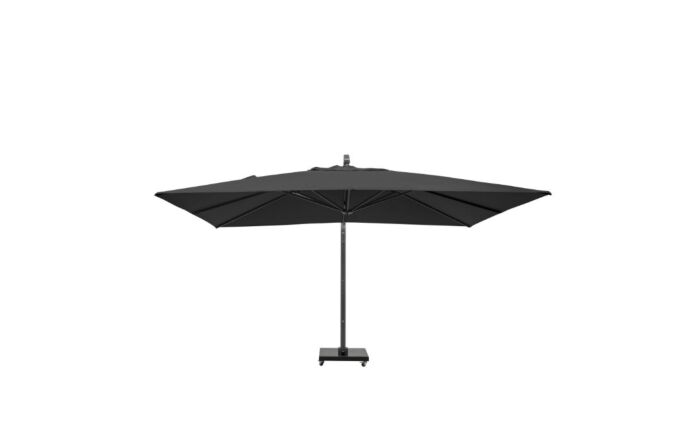 Pacific Lifestyle Icon T1 4 X 3 Rectangular Faded Black Parasol & 150 kg Wheeled Base Pacific Lifestyle Icon T1 4 X 3 Rectangular Faded Black Parasol & 150 kg Wheeled Base