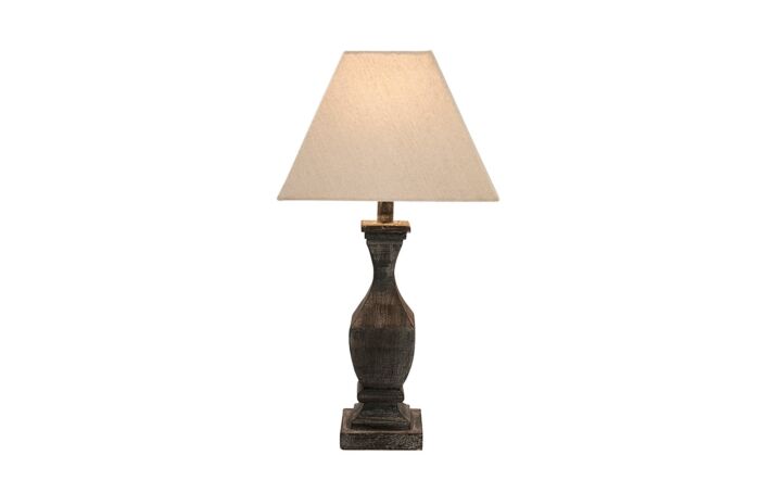 Hill Interiors Incia Fluted Wooden Table Lamp