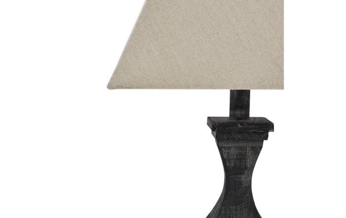 Hill Interiors Incia Fluted Wooden Table Lamp