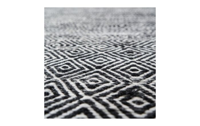 Pacific Lifestyle Black Inca Design Indoor/Outdoor Rug