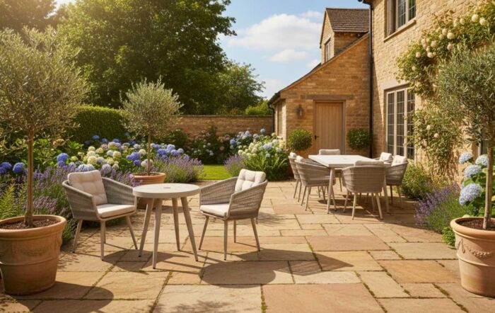 JB Furniture Exclusive Seychelles Outdoor Bistro Set - Latte