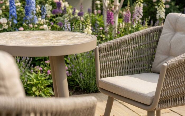 JB Furniture Exclusive Seychelles Outdoor Bistro Set - Latte