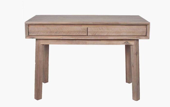 Pacific Lifestyle Kalmar Sand Wash Acacia Wood 2 Drawer Desk