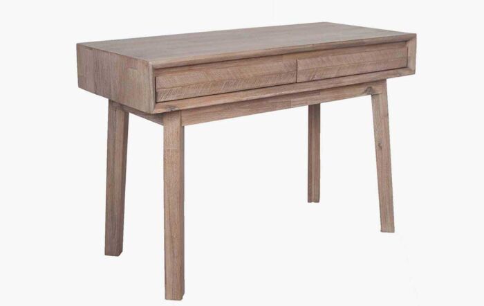 Pacific Lifestyle Kalmar Sand Wash Acacia Wood 2 Drawer Desk