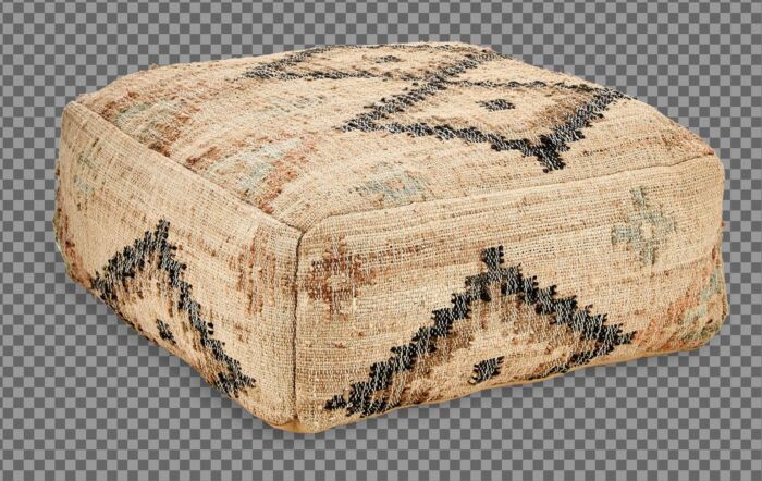 Nkuku Kesu Kilim Pouf - Large