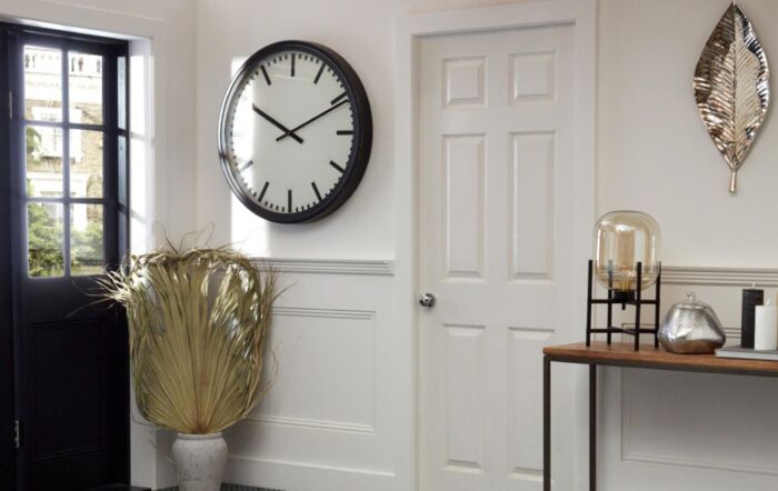 Hill Interiors Large Silver Leaf Wall Hanging Candle Holder