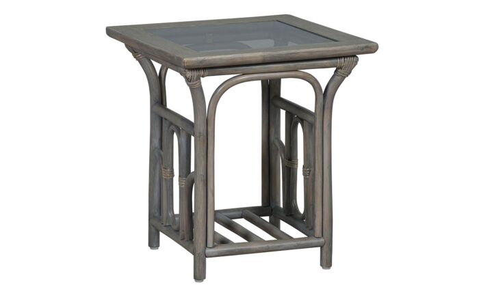 Cane Industries Lupo Cane Rattan Side Table