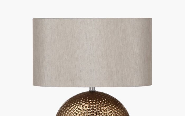 Pacific Lifestyle Mabel Bronze Textured Ceramic Table Lamp