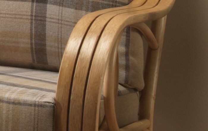Desser Madrid Light Oak Cane Conservatory Armchair