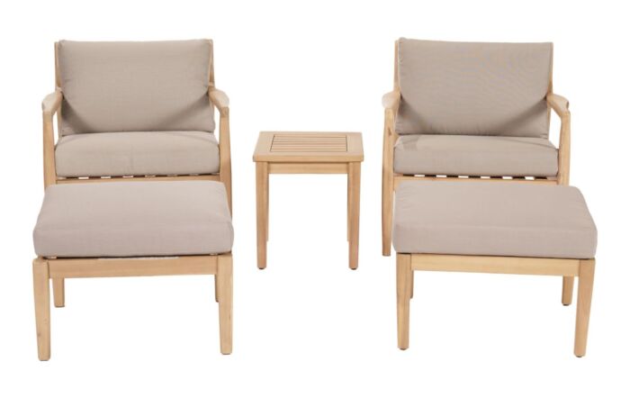 Pacific Lifestyle Malta Outdoor Hocker Set