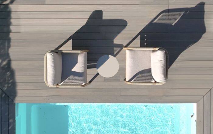 Maze Martinique Outdoor Rope Weave Bistro Set