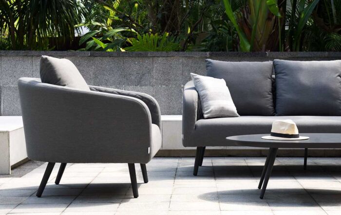 Maze Ambition 3 Seat Garden Sofa Set - Flanelle 